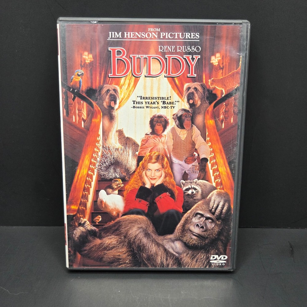 Buddy DVD Rene Russo Jim Henson Pictures Family Adventure True Story Full Screen